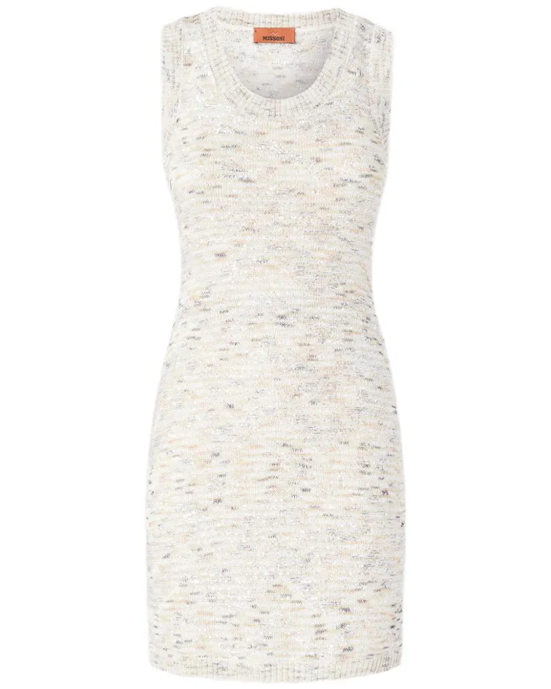 Missoni Minikleid aus Slub-Strick - Nude Nude