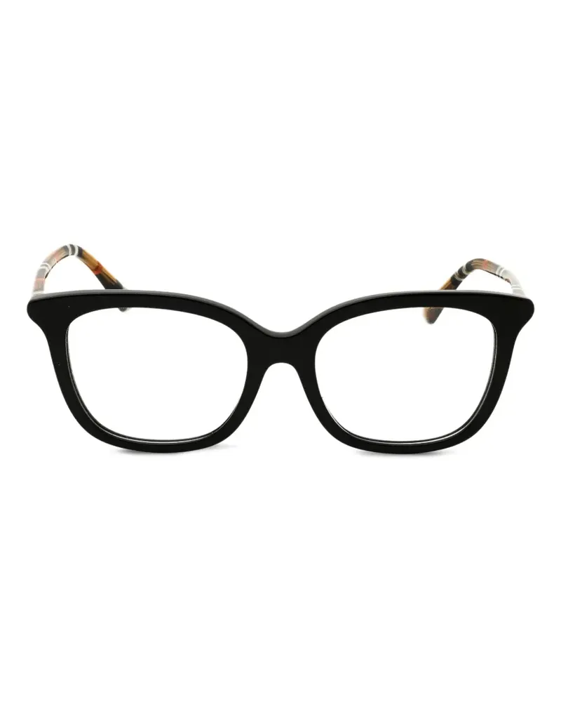 Burberry Brille mit eckigem Gestell - Schwarz Schwarz