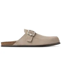 Jimmy Choo Etta Loafer aus Wildleder Nude