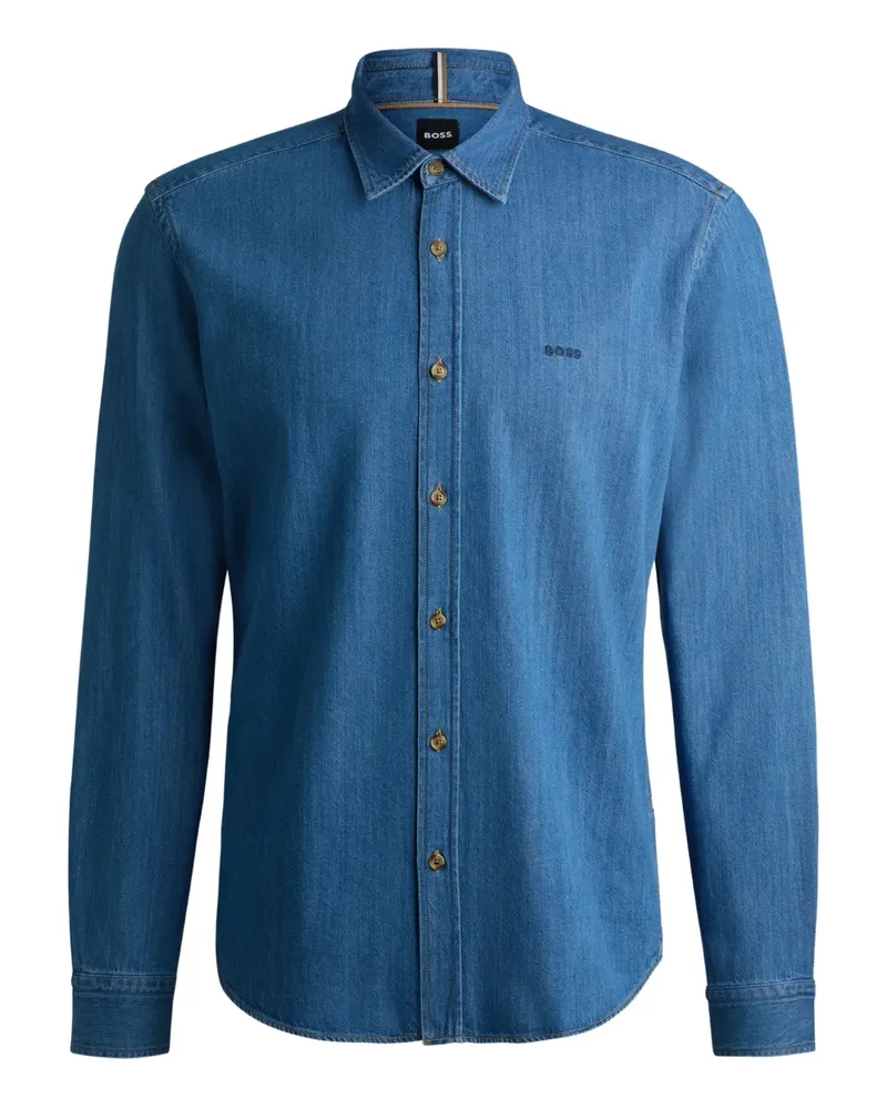 HUGO BOSS Liam Hemd - Blau Blau