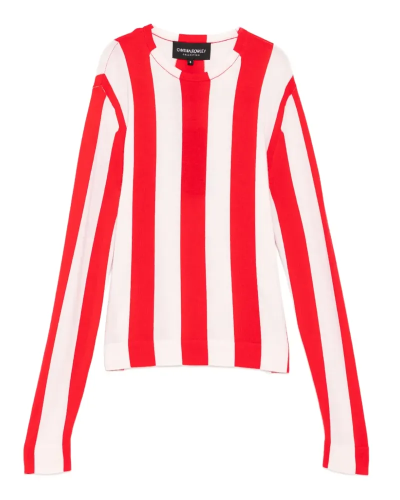Cynthia Rowley sideline striped sweater - Rot Rot