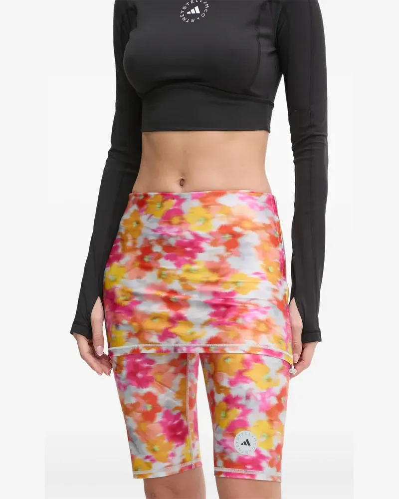 adidas floral-print shorts - Rosa Rosa