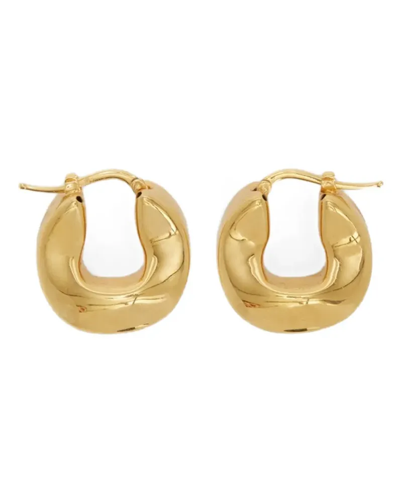 Jil Sander Klassische Creolen - Gold Gold
