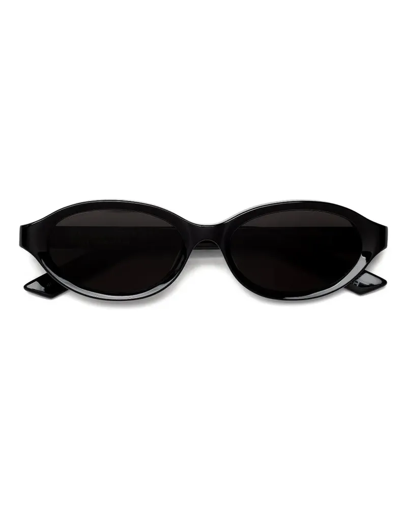 RETROSUPERFUTURE Sonnenbrille mit ovalem Gestell - Schwarz Schwarz
