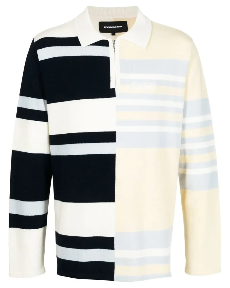 Palmer Gestreiftes Poloshirt - Gelb Gelb