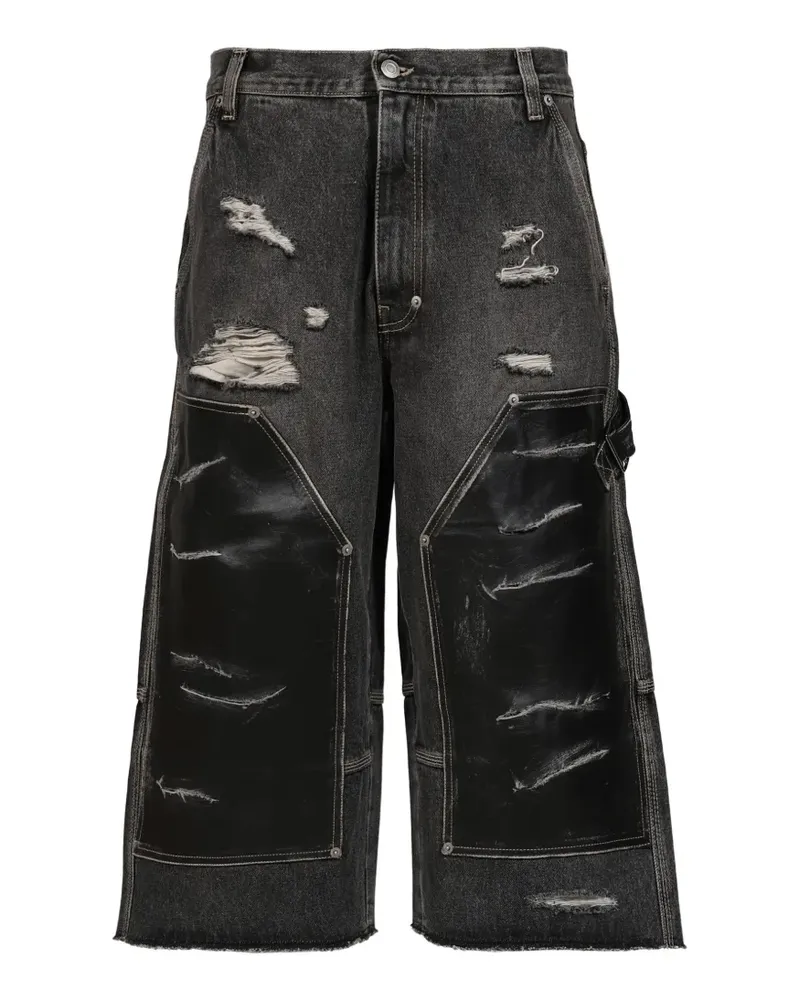 Alpinestars RSRV Biker Tester distressed panelled jeans - Grau Grau