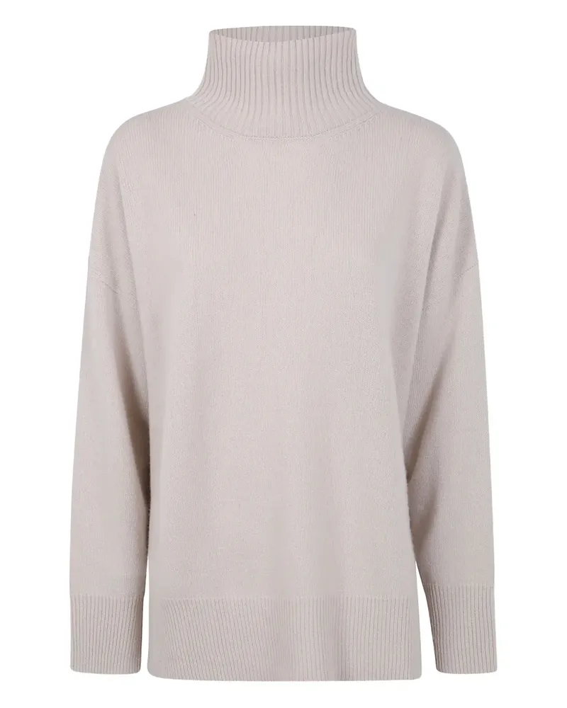 Nuur Pullover mit Stehkragen - Weiß Weiß