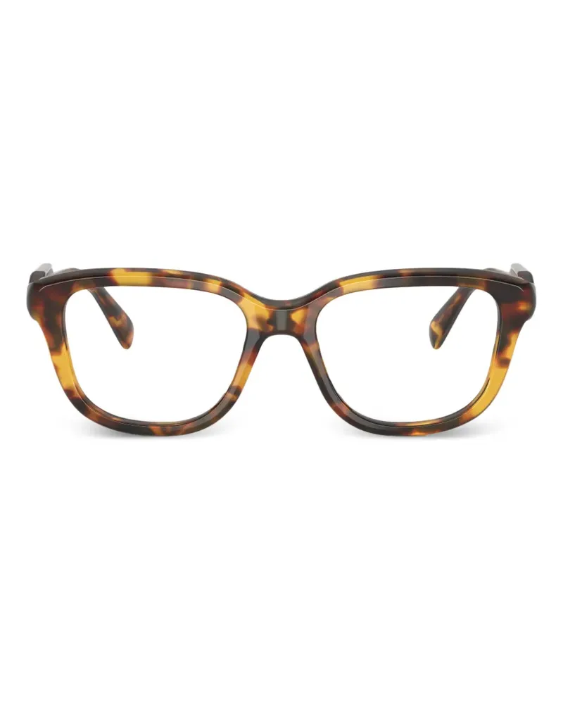 Miu Miu geometric-frame glasses - Braun Braun