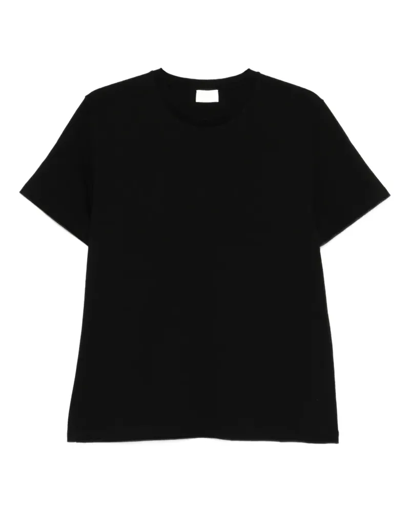 Saint Laurent T-Shirt mit rundem Ausschnitt - Schwarz Schwarz