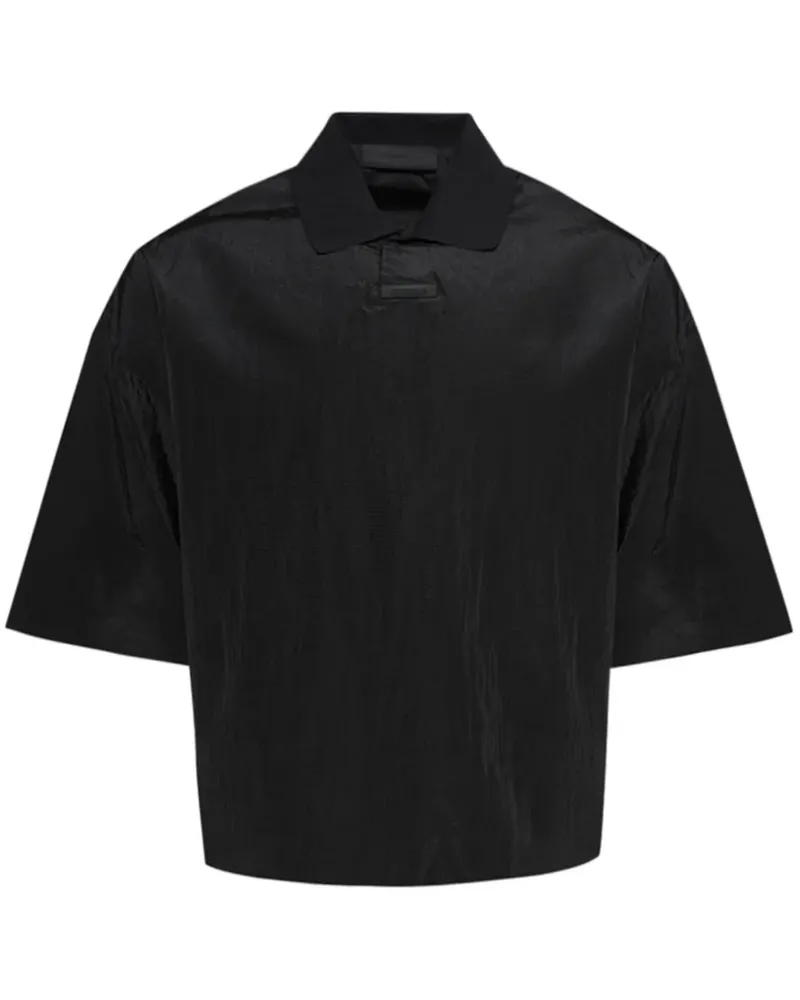 Fear of God Poloshirt aus Ripstop - Schwarz Schwarz