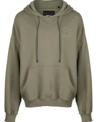 Mostly Heard Rarely Seen Hoodie mit Logo-Stickerei Grün