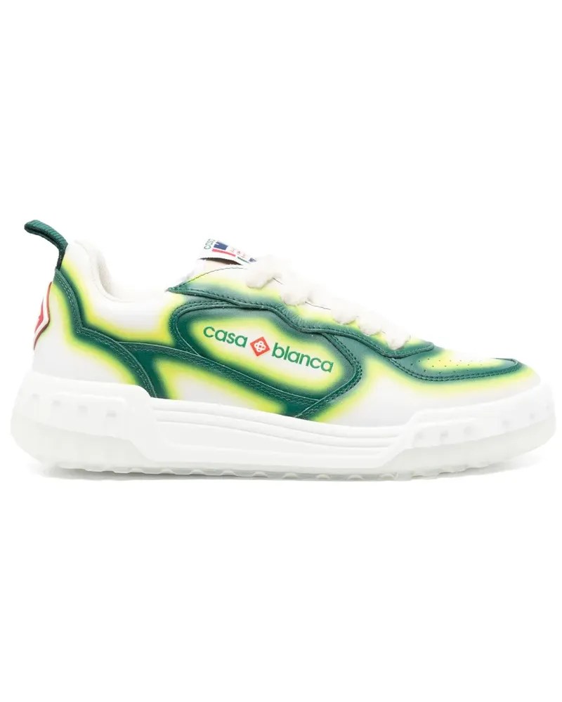 Casablanca Paris Sneakers aus Leder - Weiß Weiß
