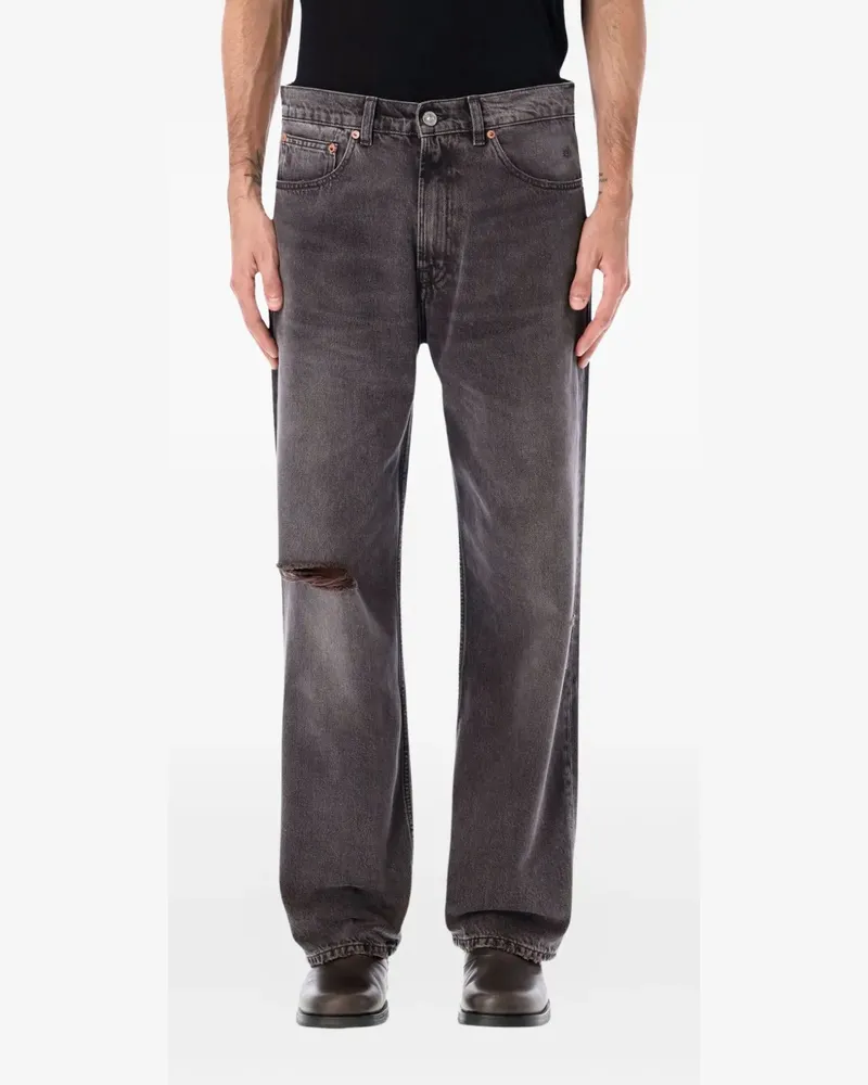 Our Legacy Highway Jeans im Distressed-Look - Schwarz Schwarz