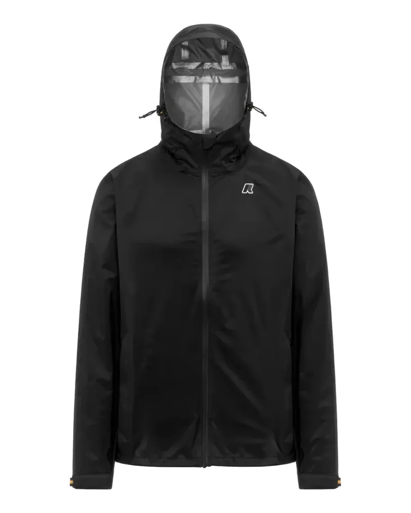 K-Way Charmain hooded zip jacket - Schwarz Schwarz