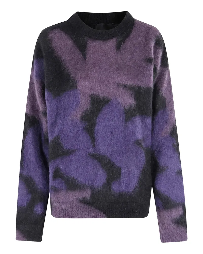 Roberto Collina Gemusterter Pullover - Violett Violett