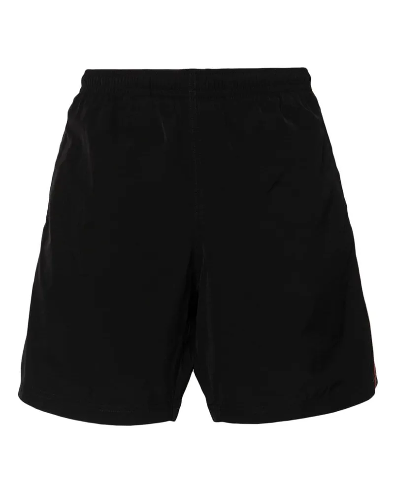Alexander McQueen Selvedge Badeshorts - Schwarz Schwarz