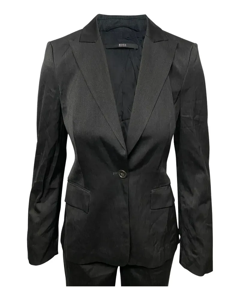 HUGO BOSS single-breasted blazer - Schwarz Schwarz