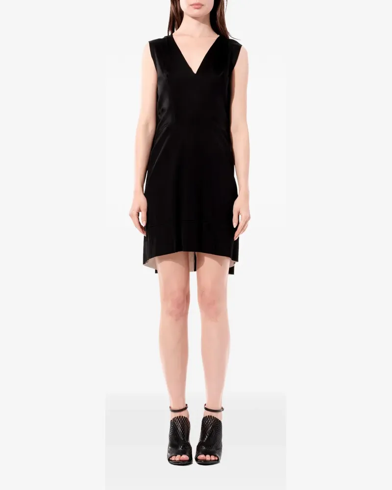 Balenciaga sleeveless V-neck dress - Schwarz Schwarz