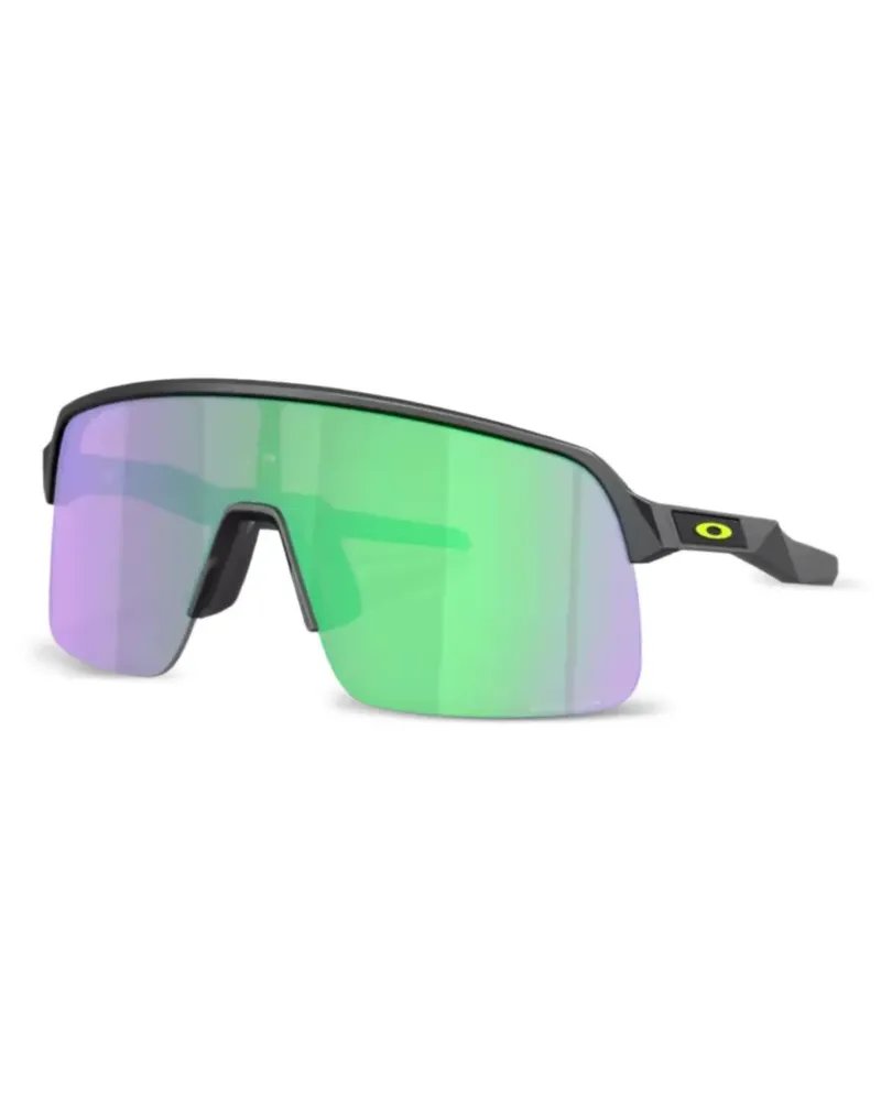 Oakley Sonnenbrille mit Shield-Gestell - Schwarz Schwarz
