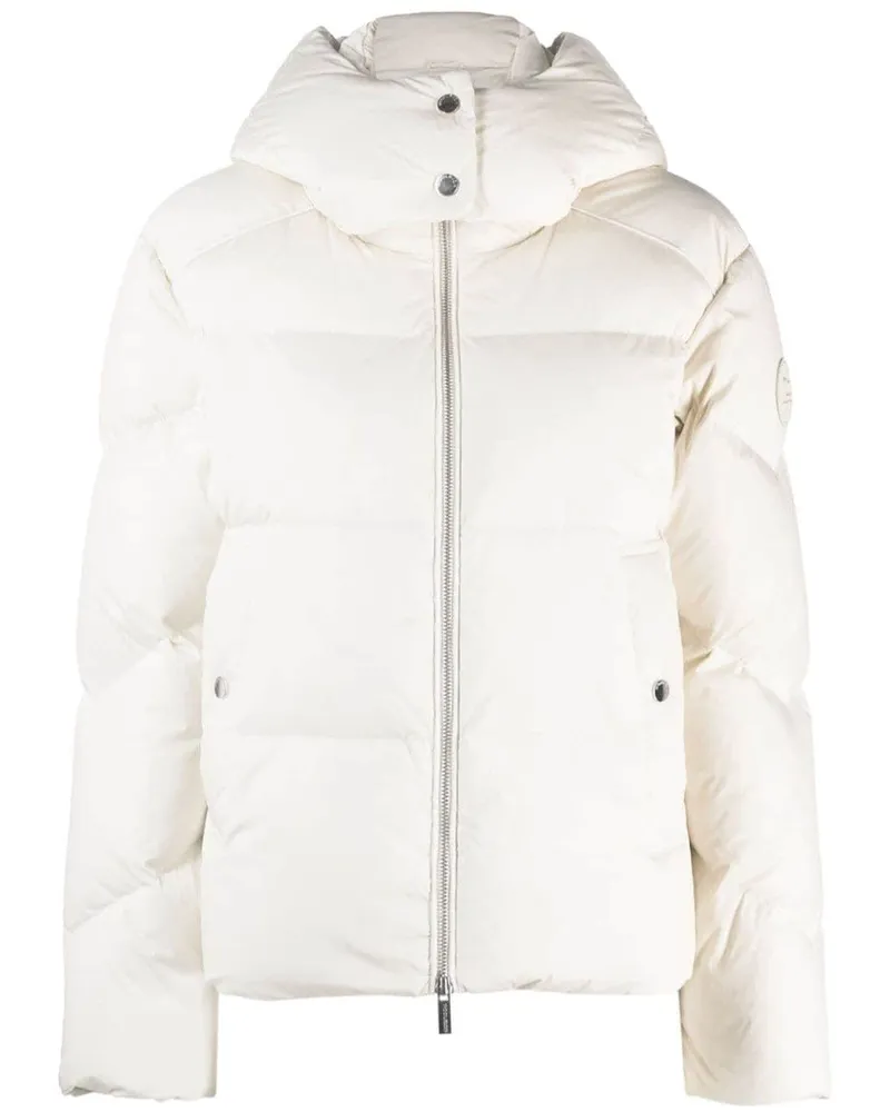 Woolrich Gefütterte Kapuzenjacke Nude