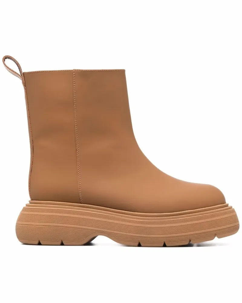 Gia Borghini Stiefeletten mit dicker Sohle - Braun Braun