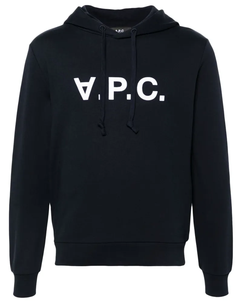 A.P.C. Standard Grand VPC Hoodie Blau