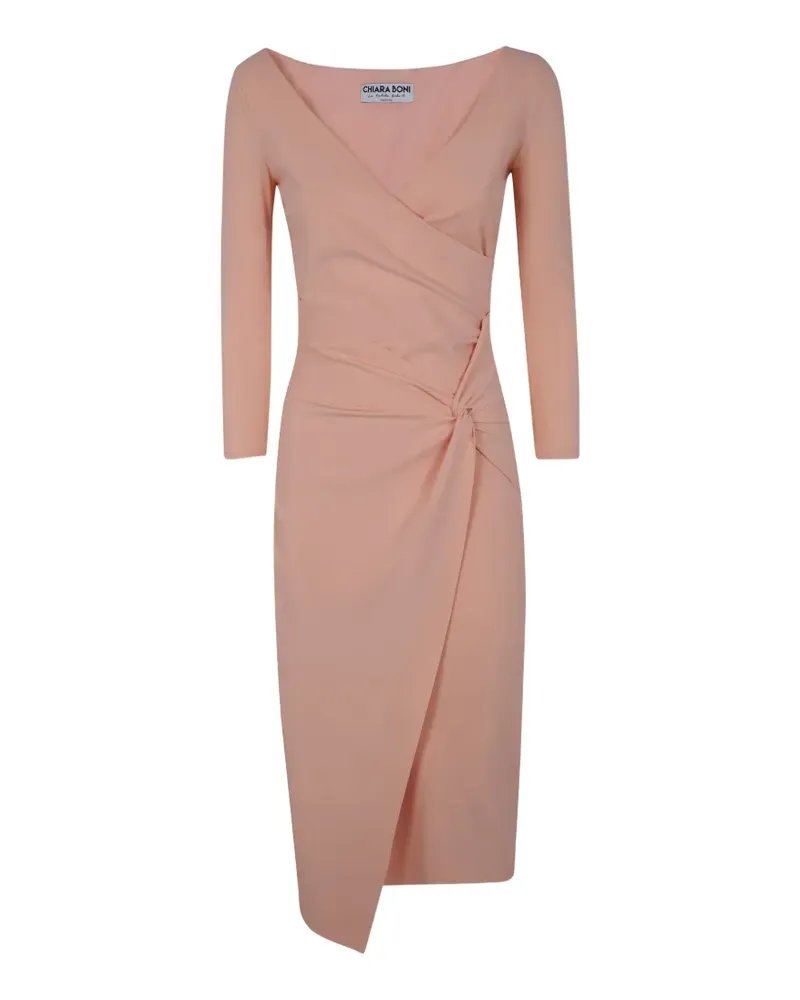 Chiara Boni wrap dress - Rosa Rosa