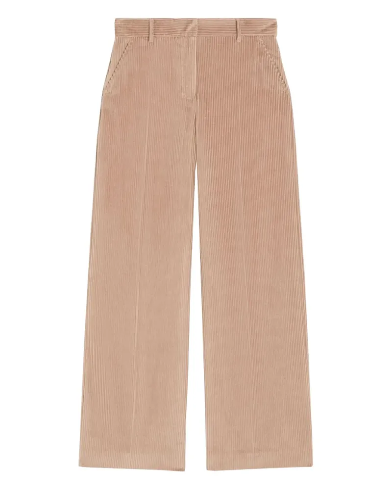 Max Mara Cordhose mit weitem Bein - Braun Braun
