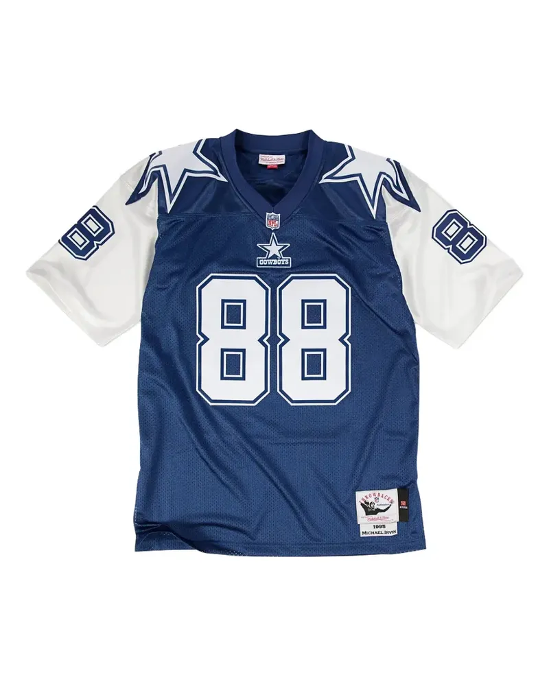Mitchell & Ness NFL Michael Irvin Authentic T-Shirt - Blau Blau