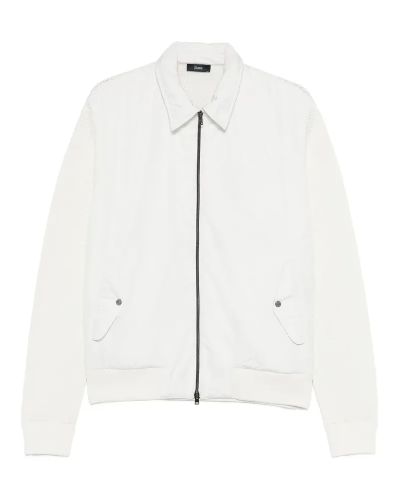 Herno zip-fastening long-sleeve jacket - Weiß Weiß