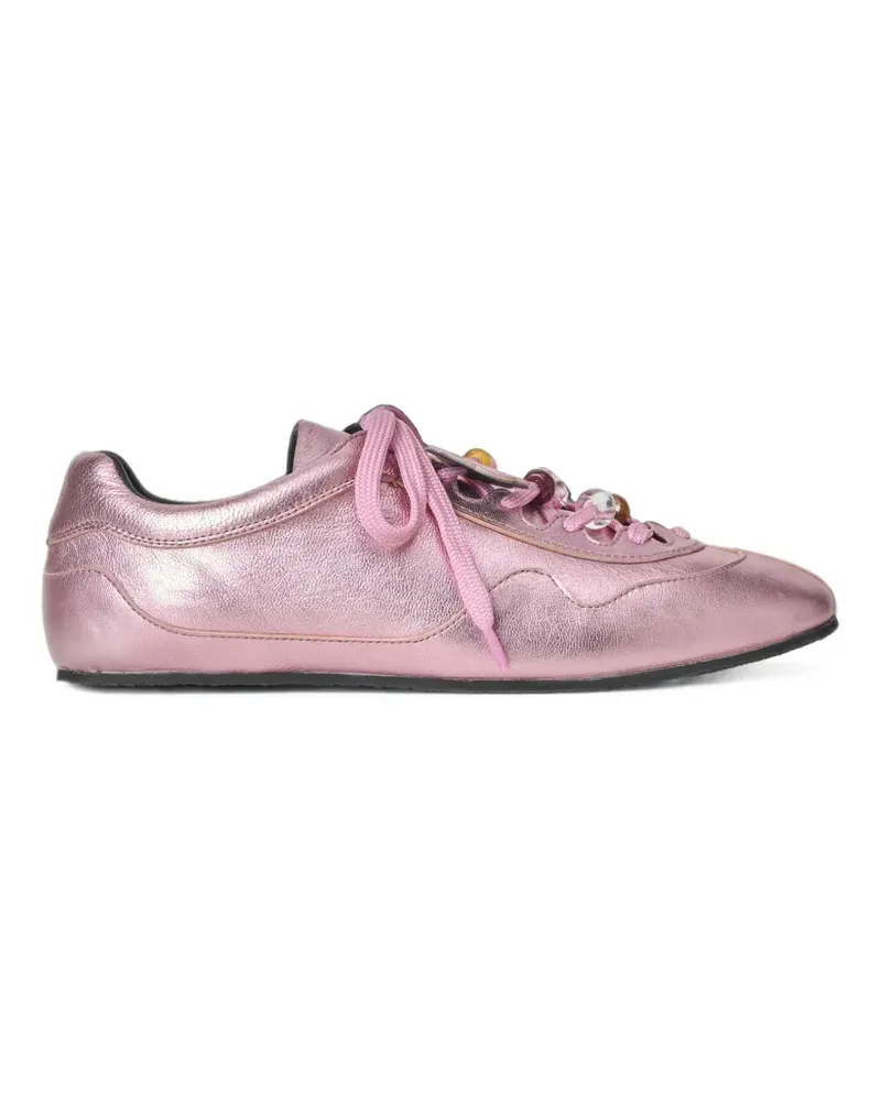 Cecilie Bahnsen Blaise Sneakers mit Perlen - Rosa Rosa