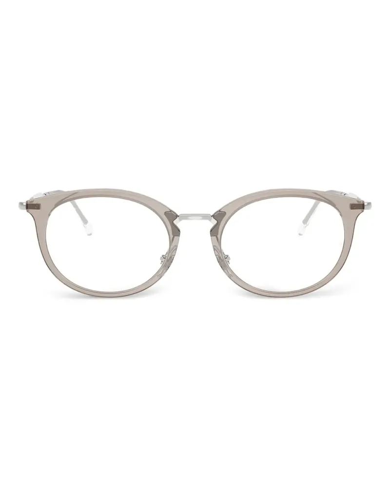 Ray Ban Brille mit ovalem Gestell - Grau Grau
