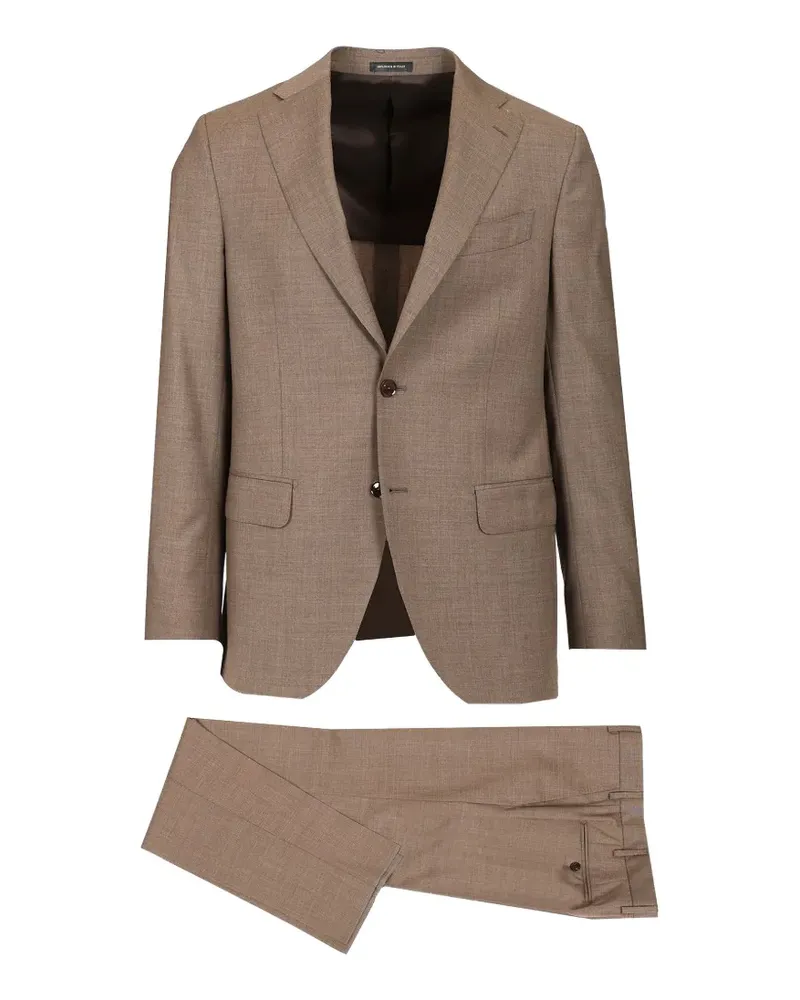 Al Duca D’Aosta 1902 Zelander single-breasted suit - Nude Nude