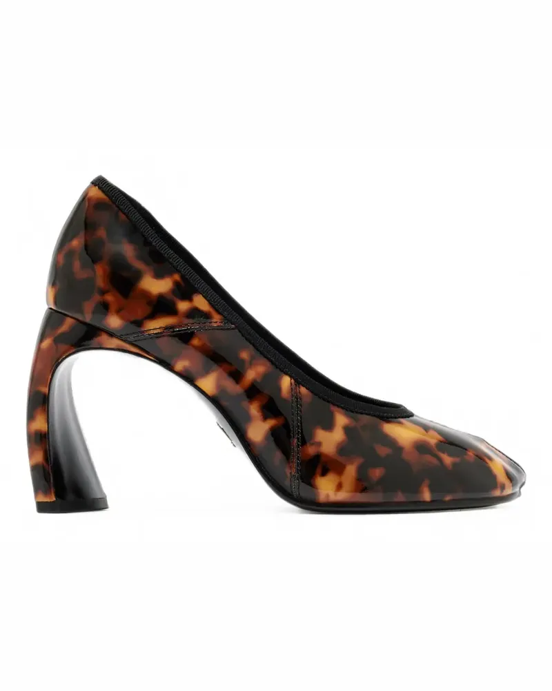 Tory Burch Peeptoe-Pumps - Braun Braun