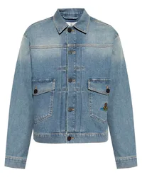 Vivienne Westwood Orb-embroidered jacket Blau