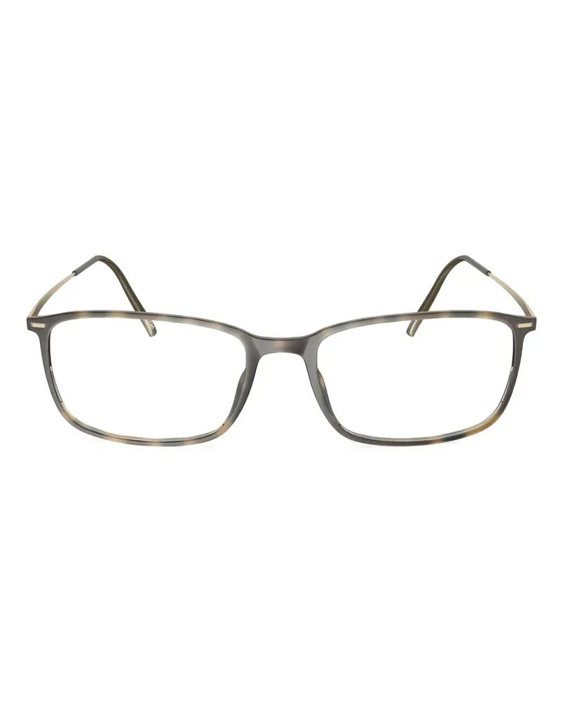 Silhouette Eckige Brille - Braun Braun