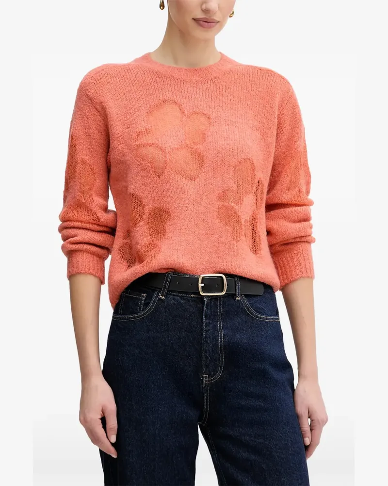 Benetton crew-neck sweater - Orange Orange