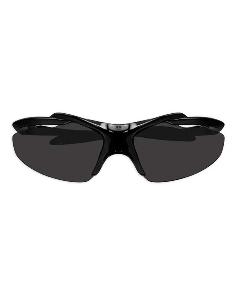 Balenciaga Turbo Sonnenbrille - Schwarz Schwarz