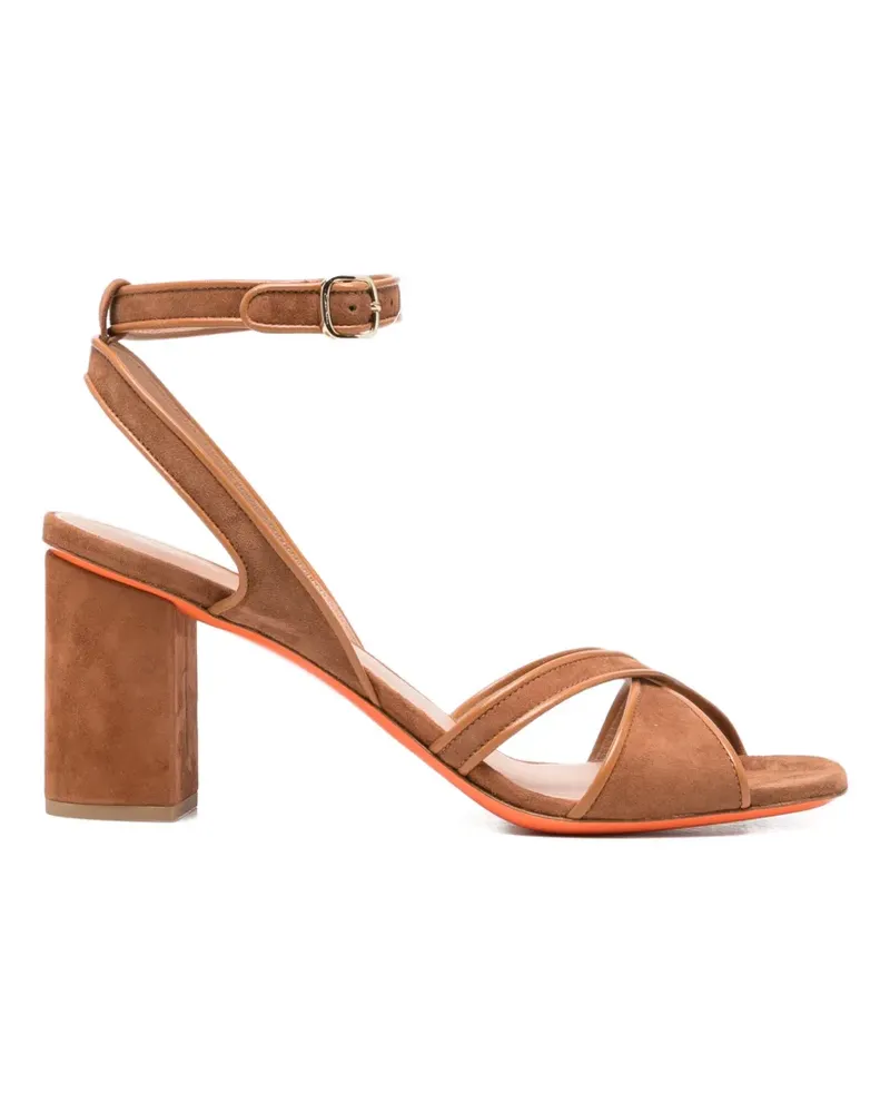 Santoni Sandalen mit Knöchelriemen - Braun Braun