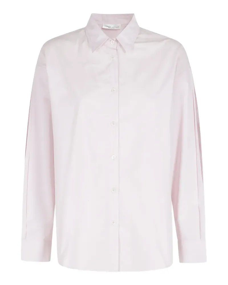Roberto Collina long-sleeve shirt - Rosa Rosa