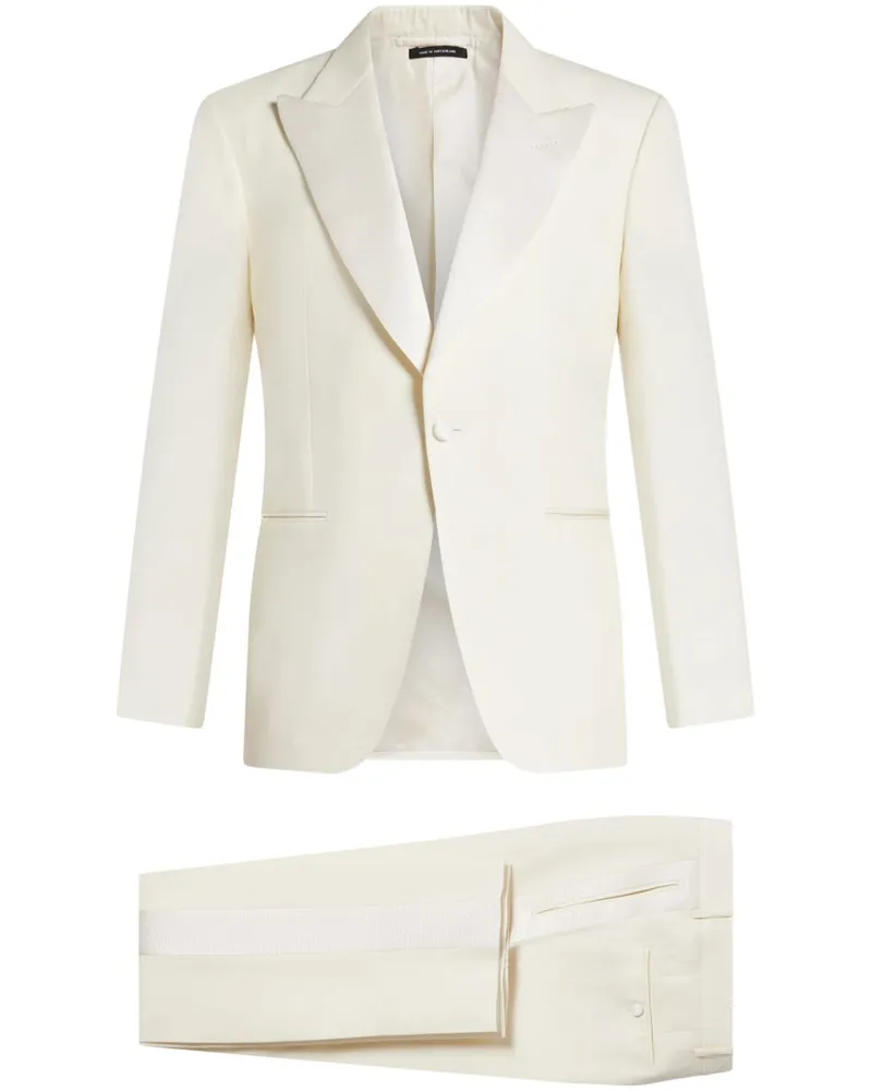 Tom Ford Einreihiges Sakko - Weiß Weiß