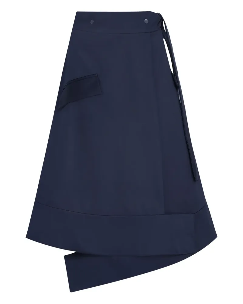 Gloria Coelho Asymmetrischer Minirock - Blau Blau