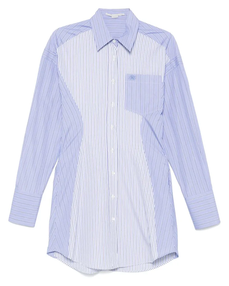 Stella McCartney Minikleid mit Streifen - Blau Blau