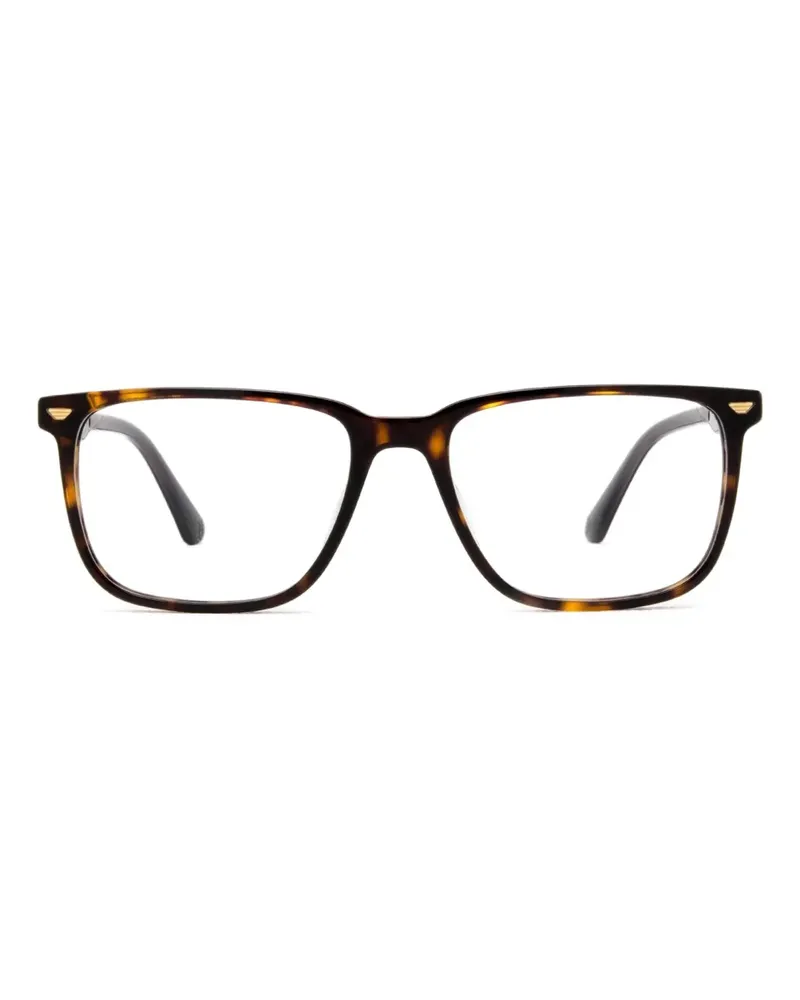 Police Groove Brille mit eckigem Gestell - Braun Braun