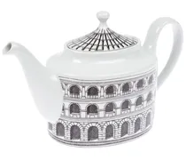 Teekanne aus Porzellan - Weiß