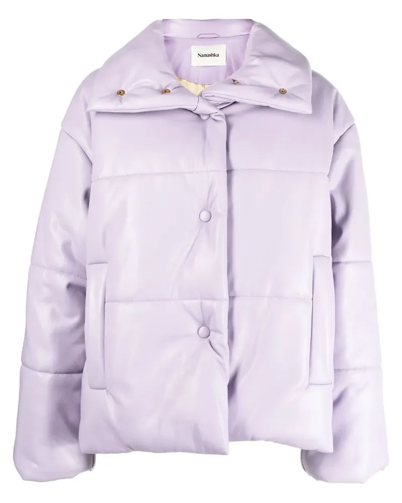 Nanushka Steppjacke mit Stehkragen - Violett Violett