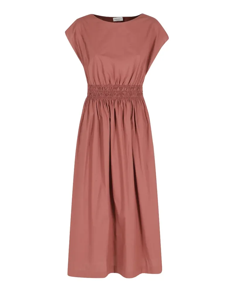 Roberto Collina crew-neck midi dress - Rosa Rosa