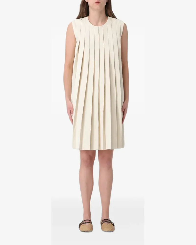 TER ET BANTINE Ärmelloses Midikleid mit Falten - Nude Nude