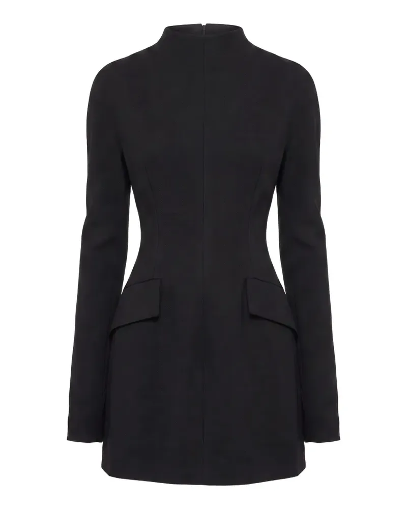 SPORTMAX long-sleeve mini dress - Schwarz Schwarz