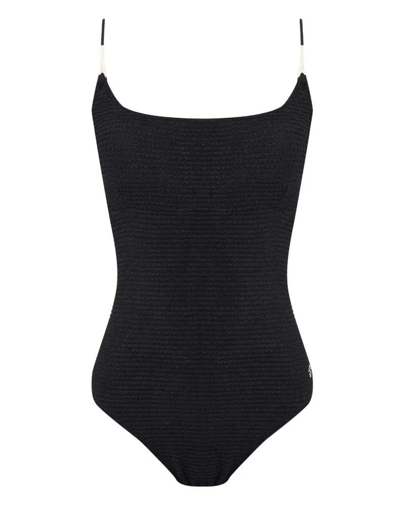 BRIGITTE Emilly textured swimsuit - Schwarz Schwarz